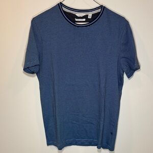 Calvin Klein Men's Navy Striped Tee